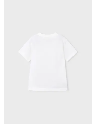 Camiseta m/c embossed vespa - Nata      