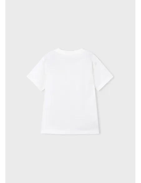 Camiseta m/c embossed vespa - Nata      