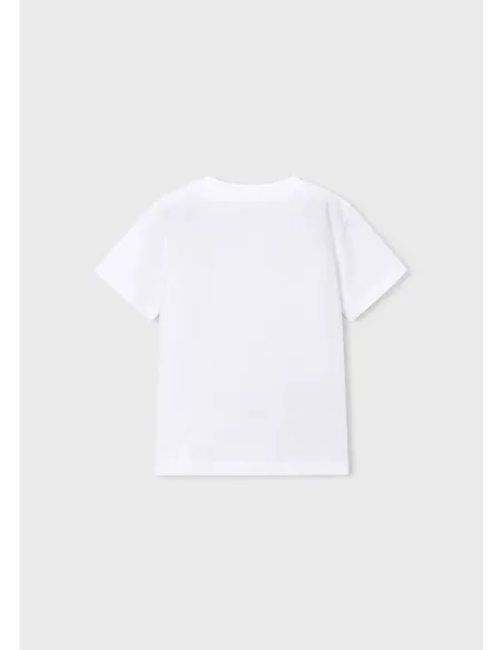 Camiseta m/c bordado - Blanco    