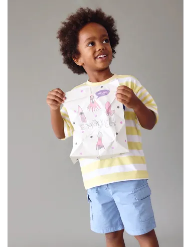 Bermuda bolsillos cargo - Acuario   