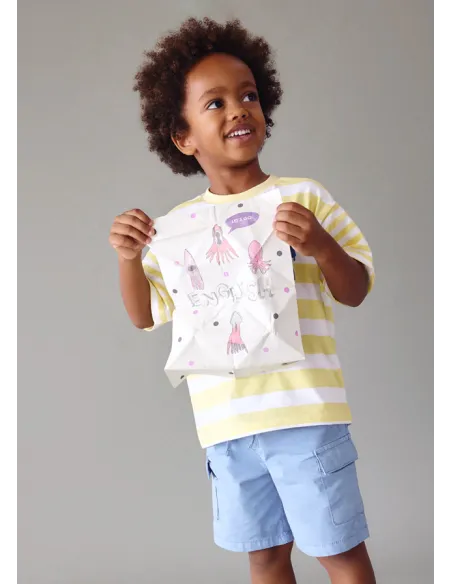 Bermuda bolsillos cargo - Acuario   