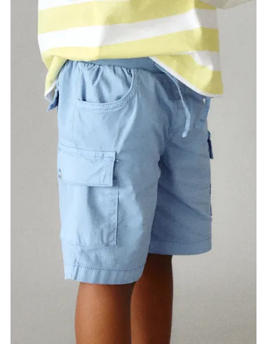 Bermuda bolsillos cargo - Acuario   