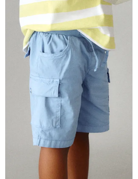 Bermuda bolsillos cargo - Acuario   