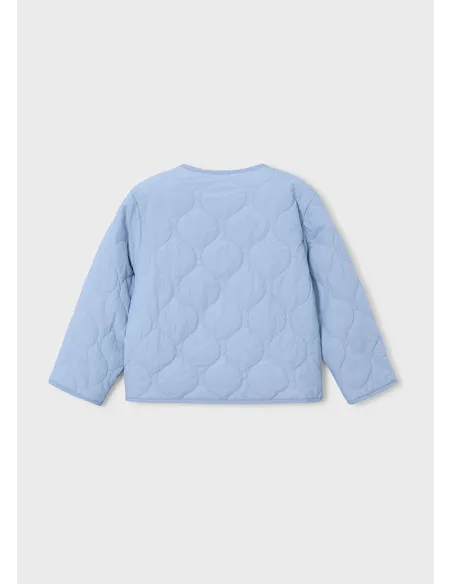 Chaqueta reversible acolchada - Celeste   
