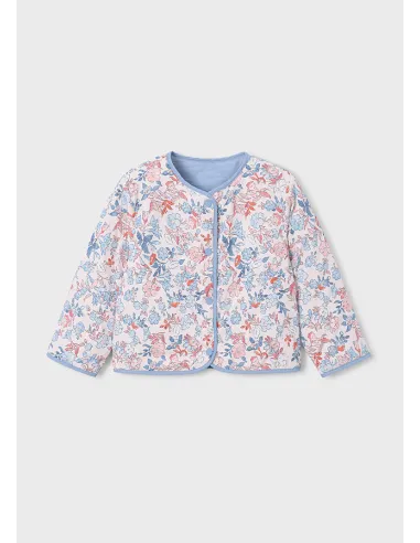 Chaqueta reversible acolchada - Celeste   