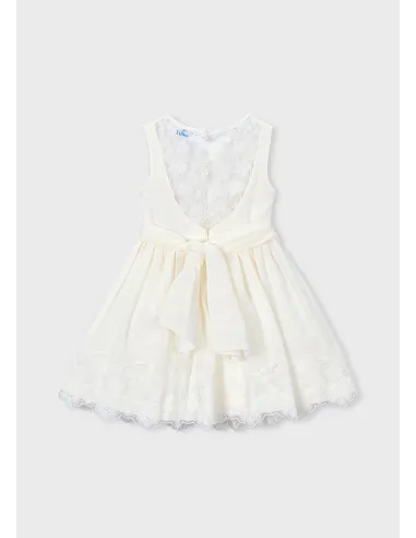 Vestido puntillas - Crudo     