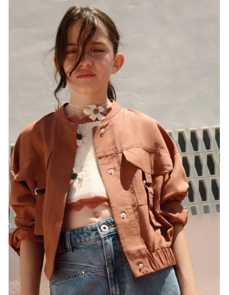Chaqueta hebillas - Arcilla   