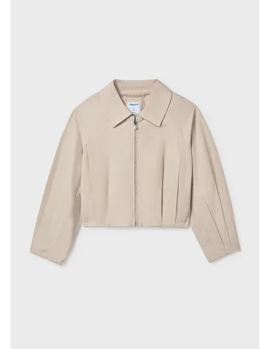 Cazadora plana gabardina - Arena     