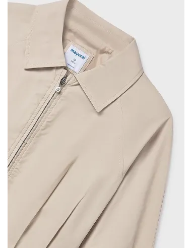 Cazadora plana gabardina - Arena     