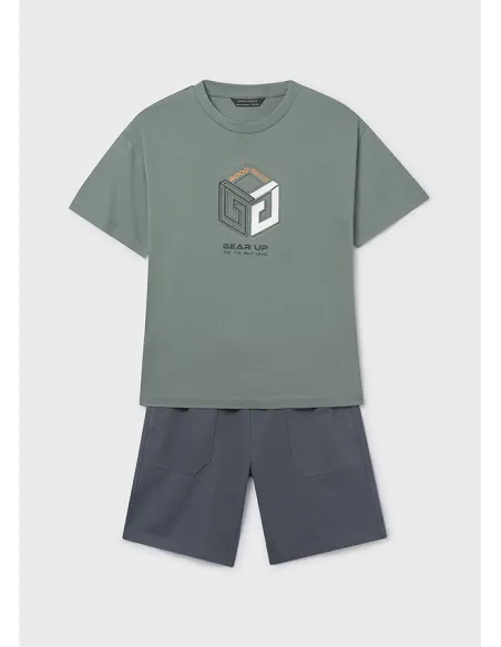 Conj. punto embossed - Laurel    