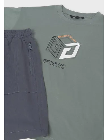 Conj. punto embossed - Laurel    