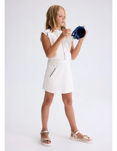 Conj. falda punto vivos - Hueso     