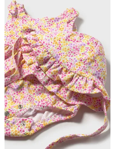 Pelele con gorro - Rosa      