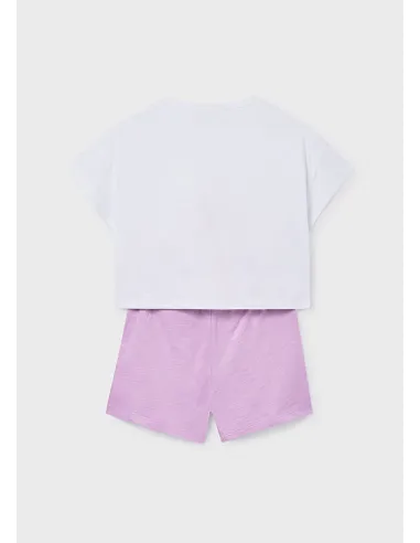 Conj. short grafica - Lilac     