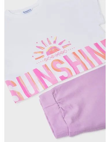 Conj. short grafica - Lilac     