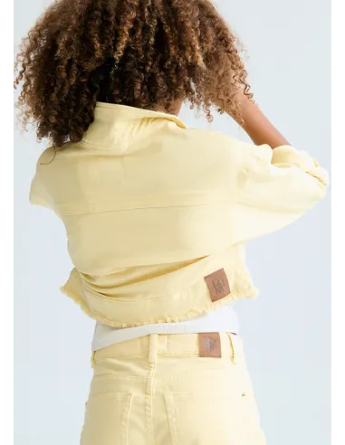 Cazadora sarga - Vainilla  