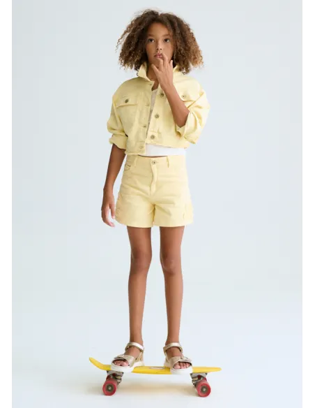 Cazadora sarga - Vainilla  