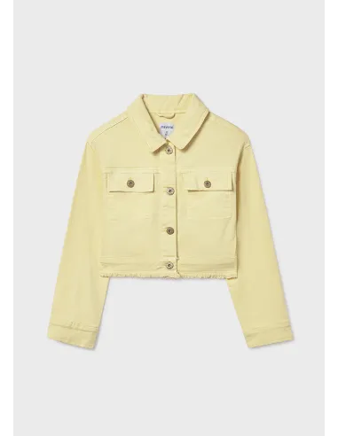 Cazadora sarga - Vainilla  