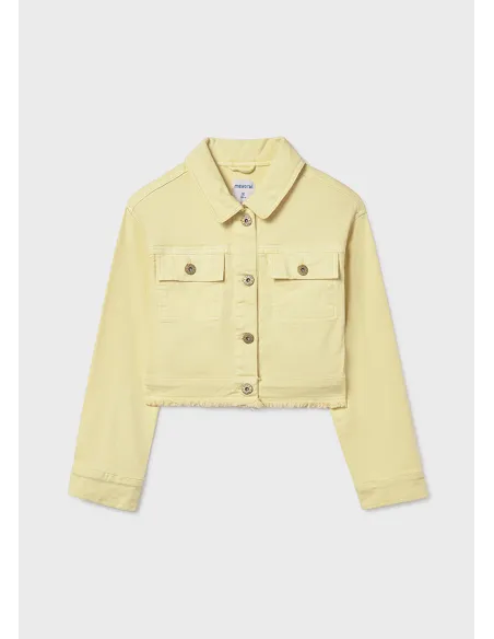 Cazadora sarga - Vainilla  