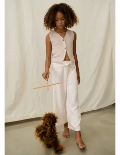 Pantalon culotte - Lino      