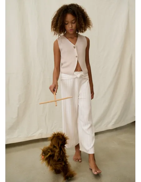 Pantalon culotte - Lino      