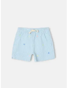 Bañador kids rayas multiraquetas verde