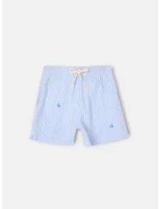 Bañador kids rayas multiraquetas azul