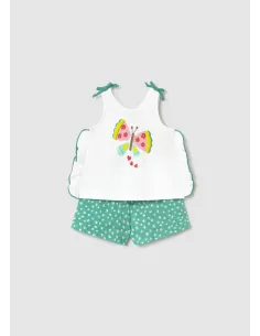 Conj. short estampado - Esmeralda