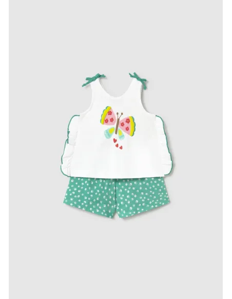 Conj. short estampado - Esmeralda