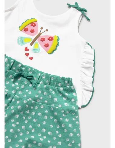 Conj. short estampado - Esmeralda
