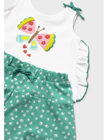 Conj. short estampado - Esmeralda