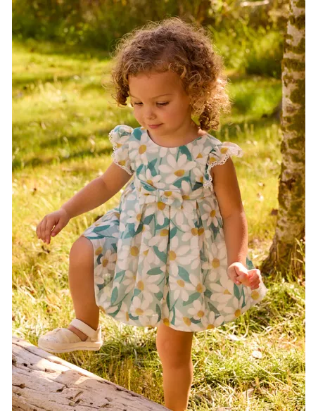 Vestido estampado - Lago      