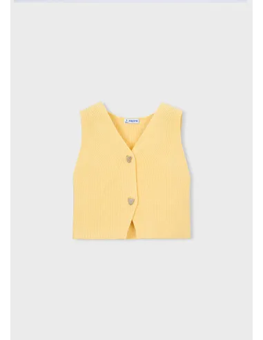 Chaleco tricot - Vainilla  