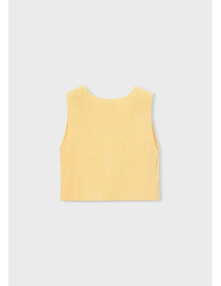 Chaleco tricot - Vainilla  