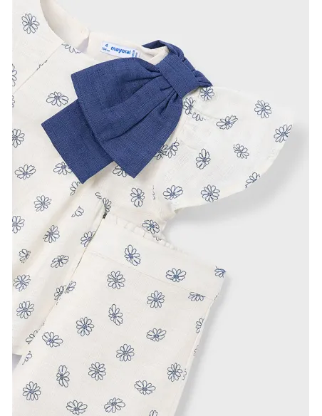 Conj. pantalon largo estampad - Hueso     