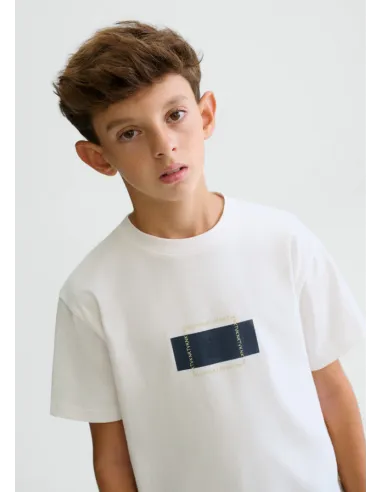 Camiseta m/c formal - Nata      