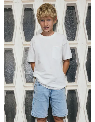 Camiseta m/c granito - Nata      