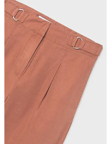 Pantalon largo hebillas - Arcilla   