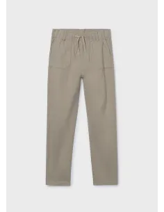 Pantalon jogger lino - Piedra    