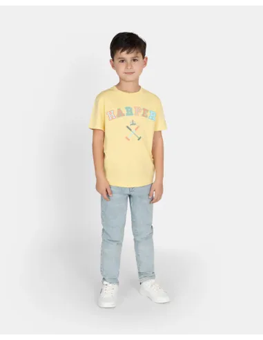 CAMISETA RETRO KIDS YELLOW GLOW