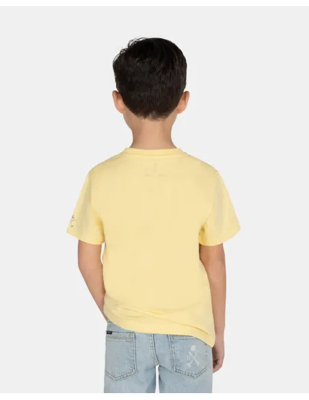 CAMISETA RETRO KIDS YELLOW GLOW