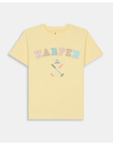 CAMISETA RETRO KIDS YELLOW GLOW