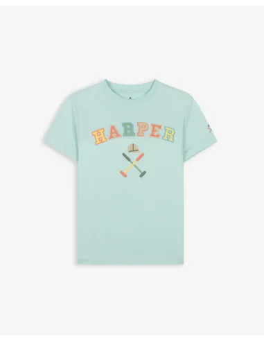 CAMISETA RETRO KIDS MINT WAVE