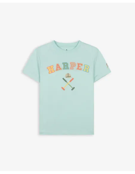 CAMISETA RETRO KIDS MINT WAVE