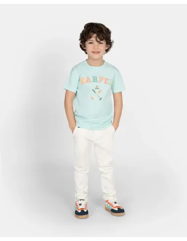 CAMISETA RETRO KIDS MINT WAVE
