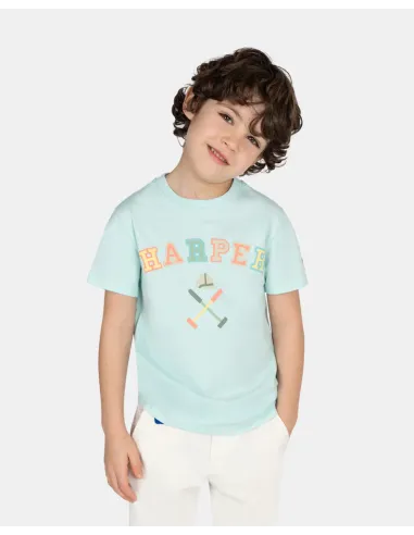 CAMISETA RETRO KIDS MINT WAVE