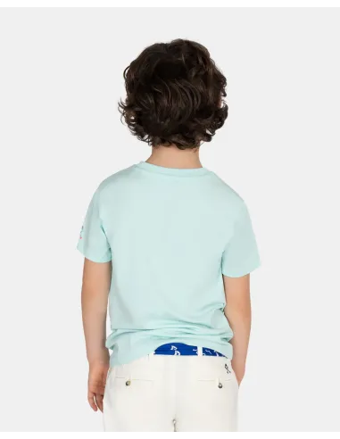 CAMISETA RETRO KIDS MINT WAVE