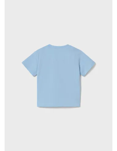 Camiseta m/c basica - Celeste   