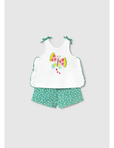 Conj. short estampado - Esmeralda 