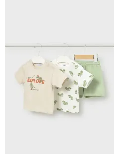 Conj. punto 3 piezas print - Matcha    